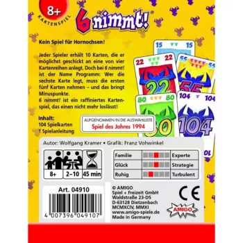 Amigo 6 nimmt!, kartová hra