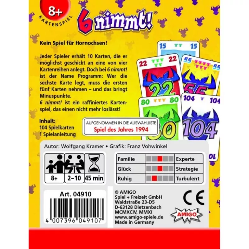 Amigo 6 nimmt!, kartová hra