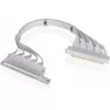 Thermaltake PCI-E 4.0 Dual 90 Degree riser kábel, 40 cm, biely (AC-077-CO6OTN-C1)