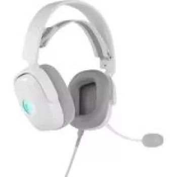 Headset QPAD GAMIAC HS71 káblový headset s hlavovým mostom USB Type-C, okolo uší, 20–20000 Hz, 2,2 m kábel, biela
