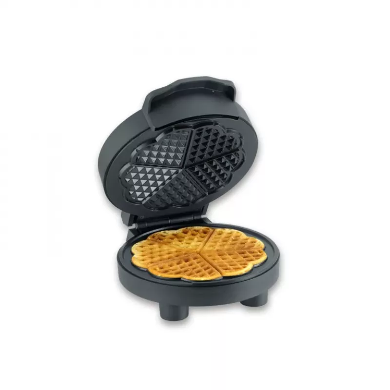 Vafľovač Severin WA 2116 1000 W čierna tvar srdca