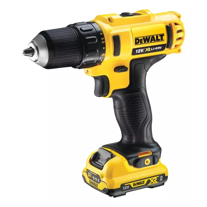 DeWALT DCD bezuhlíkový 10,8V akumulátorový vŕtací skrutkovač Li-Ion, Euro konektor
