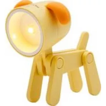 LED stolová lampa RealPower 486316 oranžová žltá 1 žiarovka batéria