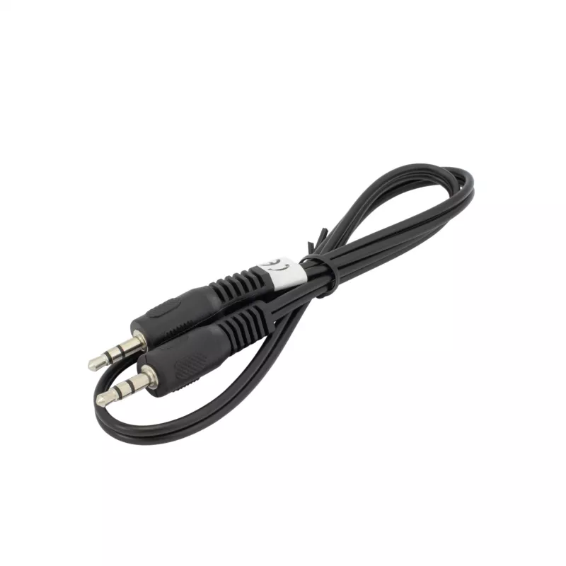 SBOX AUDIO CABEL 3.5 mm konektor samec na konektor samec 0,5 m čierny