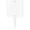 DisplayPort na DVI adaptérový kábel Sharkoon 0,15 m biely — DisplayPort 1.2 na DVI