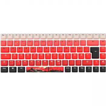 Mechanická herná klávesnica Sharkoon SKILLER SGK50 S3 červená/čierna s RGB podsvietením