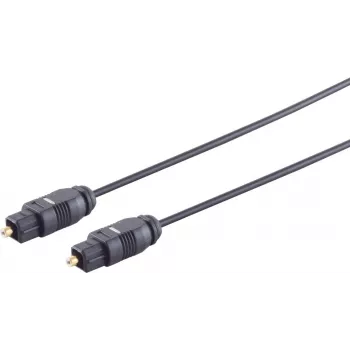 Audio kábel S/CONN 69002-15 15m TOSLINK čierny