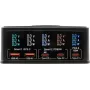 Multiport nabíjačka Exsys EX-1106 160W, čierna, viacero USB výstupných portov