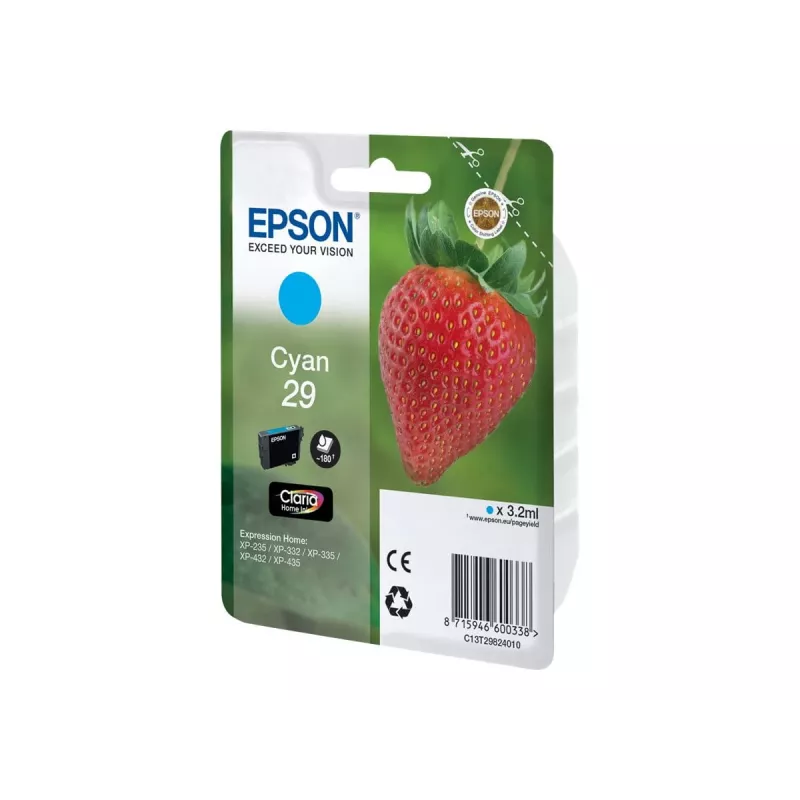 Epson Strawberry 29 C atramentová kazeta 1 ks originálna štandardná azúrová