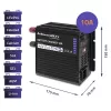 Qoltec Smart Monolith nabíjačka batérií pre LiFePO4 AGM GEL SLA batérie | 10A | 12V