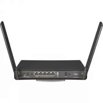 Stolový router MikroTik hAP ac³ Dualband Wi‑Fi 5, Qualcomm IPQ4019 719 MHz, 5x Gigabit RJ‑45, 1x USB, PoE, 2 externé antény, čierny