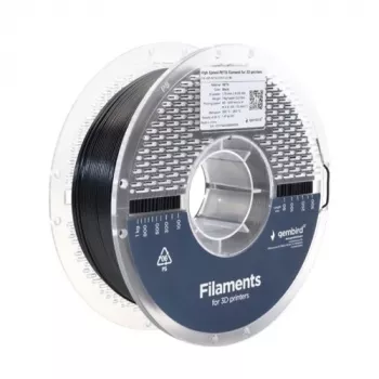 3D tlačový filament Gembird PETG 1,75 mm čierny 1 kg