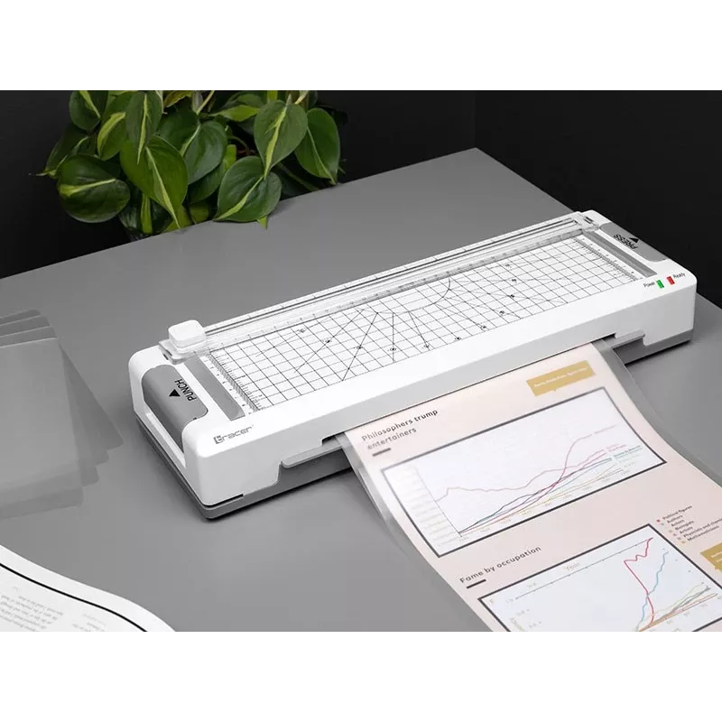 Tracer A4 TRL-7 laminátor All-in-One cold/hot, biela