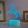 Manta SNL116RGB RGB 3D kôň dekoratívna LED lampa