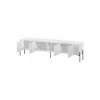TV skrinka Cama Meble VERA 190x40x50 cm, matná biela, drevotrieskový vrch