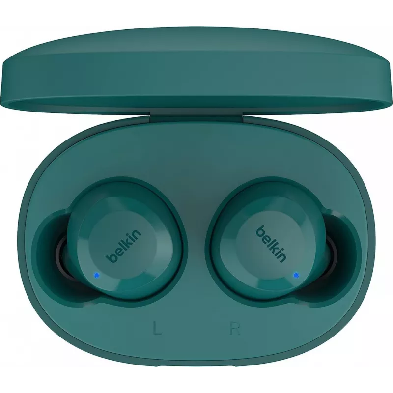 Belkin SoundForm Bolt AUC009btTE slúchadlá do uší true wireless s mikrofónom, modrozelené