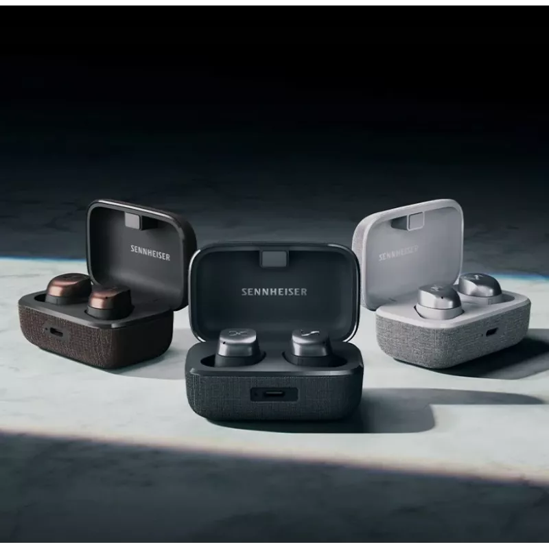 SENNHEISER Momentum MTW4 bezdrôtové Bluetooth Noise-Cancelling športové slúchadlá - biela & strieborná
