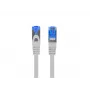 Sieťový kábel LANBERG PCF6A-10CC-1500-S Cat6a S/FTP, 15 m, RJ-45, sivý