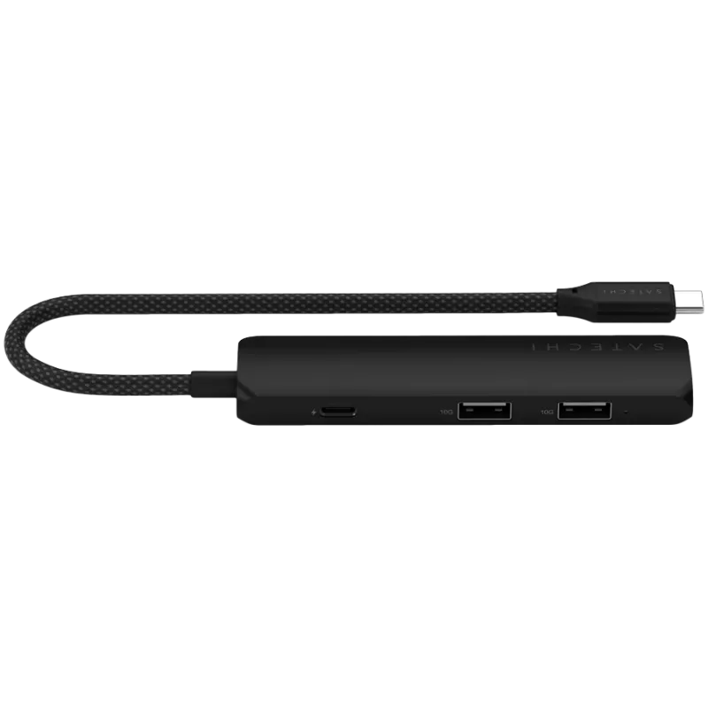 Satechi ST-P4SK rozbočovač USB Type-C 10000 Mbit/s čierny