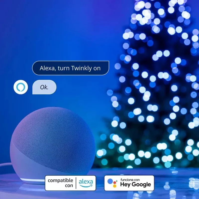 Twinkly Candies LED vianočné sviečky na stromček TWKC100RGB-T 6 m tvar sviečky
