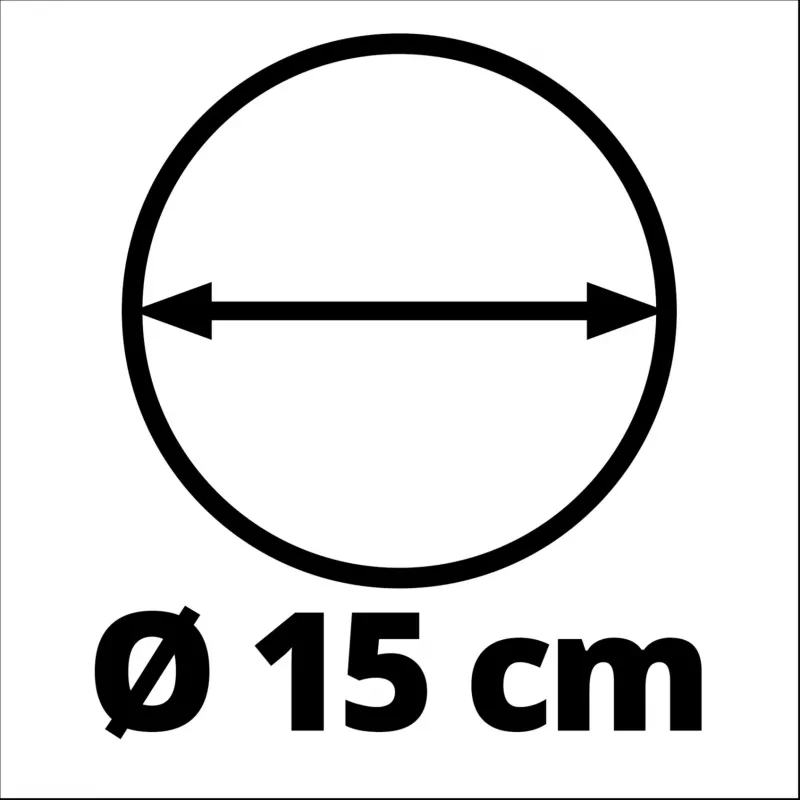 Einhell rotujúca kefa TC-HP 130 TE-HP 140 110 mm 420 mm