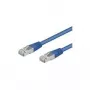 Wentronic Goobay CAT 5e patch kábel, SF/UTP, modrý, 3 m - CCA medená zmes (68056)