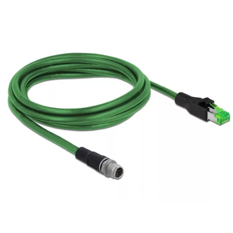 Sieťový kábel DeLOCK 85438 RJ45 Ethernet Cat6 2m čierny