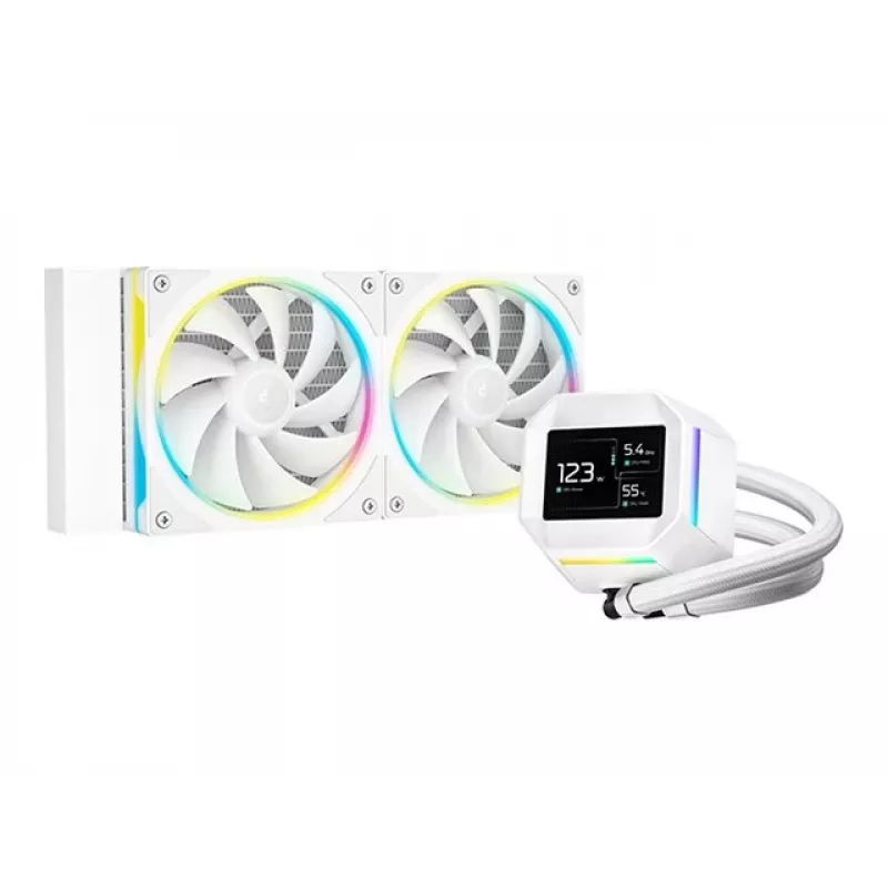 DeepCool LM240 WH procesorové kvapalinové chladenie 12 cm biela 1 ks