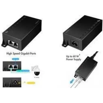 LogiLink POE007 PoE injektor 10/100/1000 Mbit/s IEEE 802.3bt, IEEE802.3af (15,4 W), IEEE802.3at (30 W)