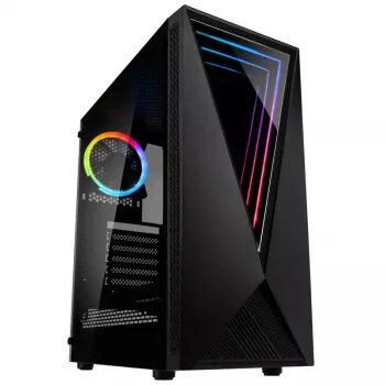 Kolink VOID RGB Tower skriňa čierna LED ventilátor okno prachový filter PC E