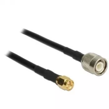 Koaxiálny kábel DeLOCK 89507 RG-58 C/U 10 m TNC SMA čierny