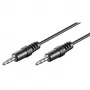 Audio kábel Goobay 51659 2.5m 3.5mm čierny