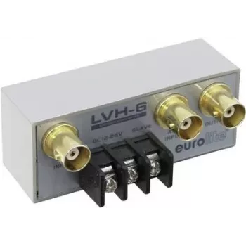 BNC prepínač EUROLITE LVH-6 kovové puzdro 6 kanálov