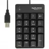 Numerický blok klávesov DeLOCK 12481 Universal USB čierny