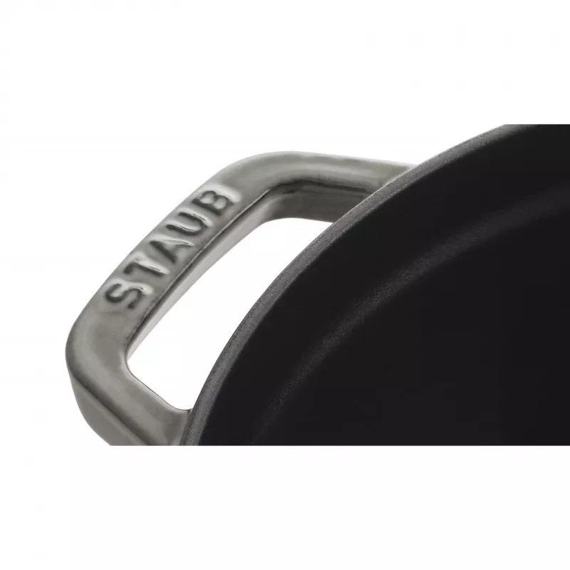 Cocotte Staub 20 cm sivá liatina
