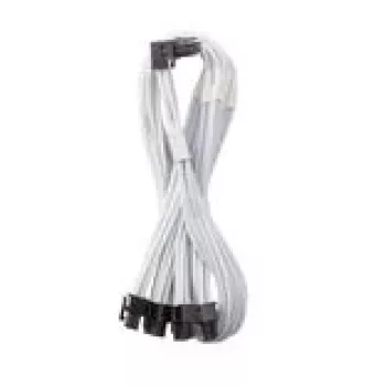 CableMod C-Series Pro prepojovací kábel variant A 90° 16-pin na 4×8-pin PCIe, biela