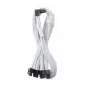 CableMod C-Series Pro prepojovací kábel variant A 90° 16-pin na 4×8-pin PCIe, biely