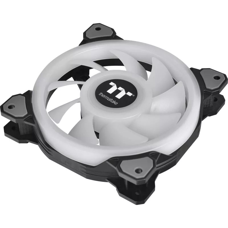 Thermaltake Riing Quad 14 RGB CL-F089-PL14SW-C ventilátor radiátora 140 mm, TT Premium Edition, čierny