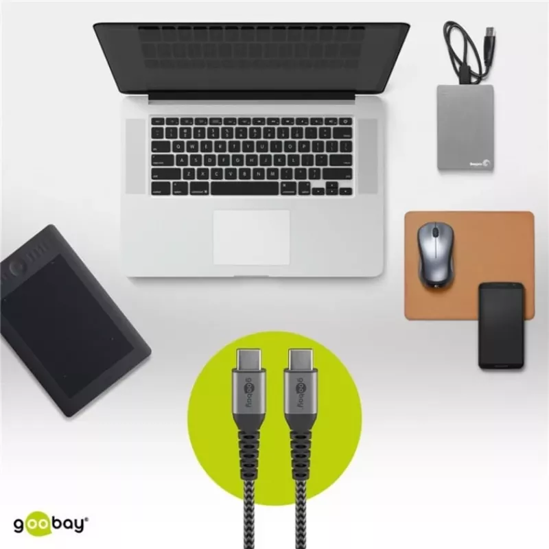 Goobay 49301 USB kábel čierny