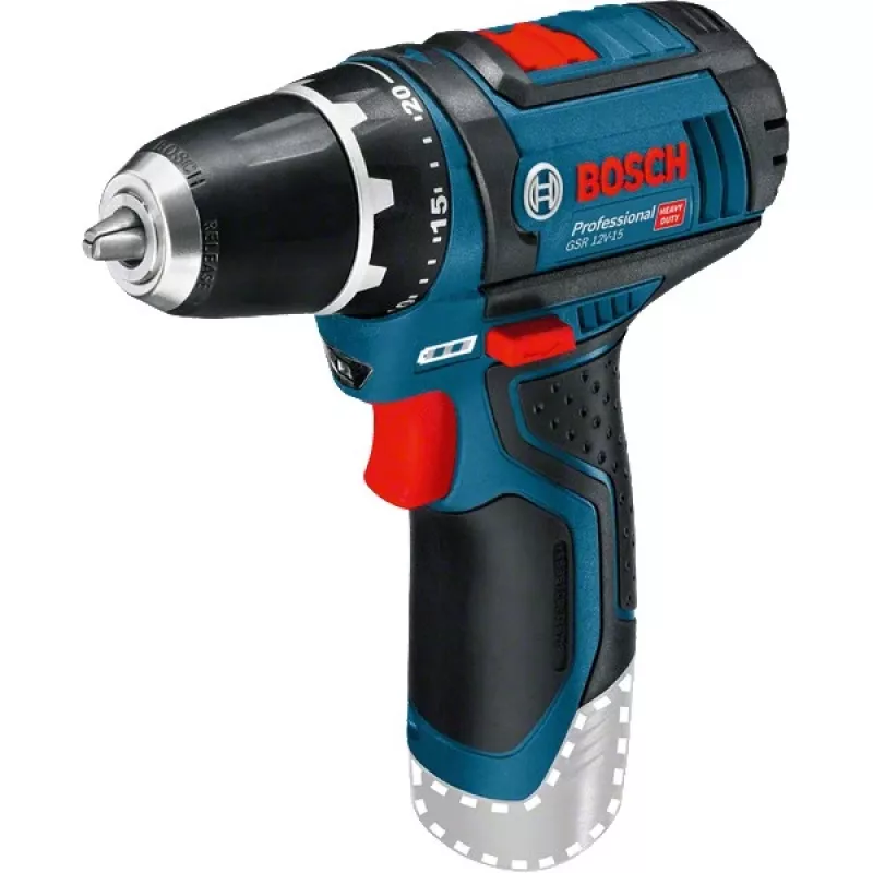 Bosch GSR 10,8-2-LI Professional Keyless čierna, modrá, červená
