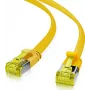helos Cat.6a Ultra-Flat U/FTP AWG 32 Patch kábel 205251, 7,5 m, žltý