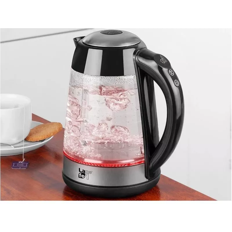 Rýchlovarná kanvica Lafe LAFCZA46806, 2200 W, 1,7 l, čierna