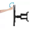 Nástenný držiak B-TECH BT8227/B 600x400 pre 75-palcový TV, max. zaťaženie 50 kg