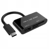 Čítačka kariet USB-C SDXC/Kombi/čierna