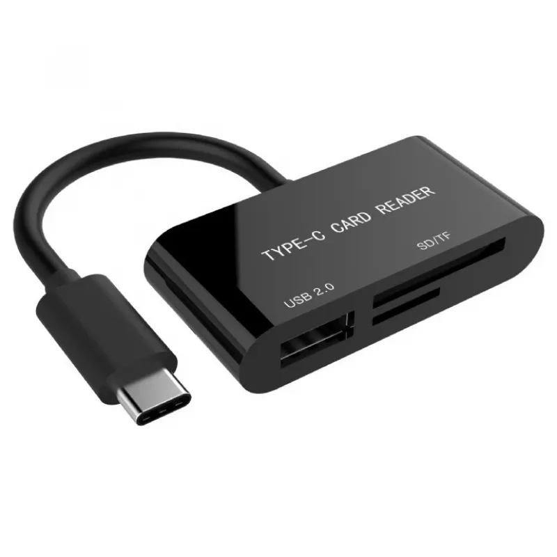 Čítačka kariet USB-C SDXC/Kombi/čierna