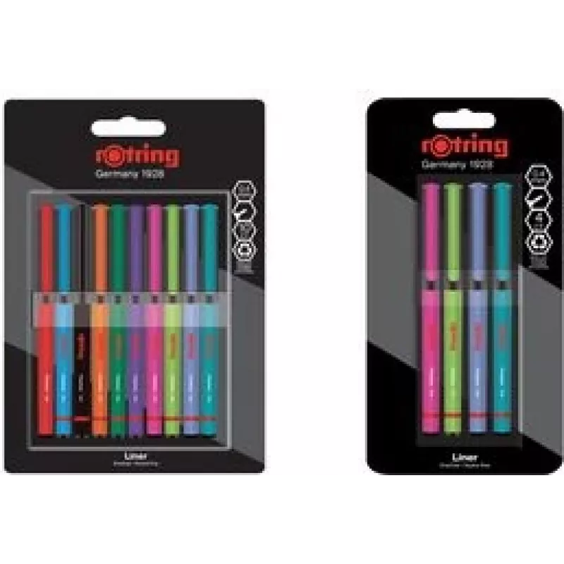 Sada finelinerov HERLITZ 2166331 – hrot 0,4 mm, Fun Colors, balenie 4 ks