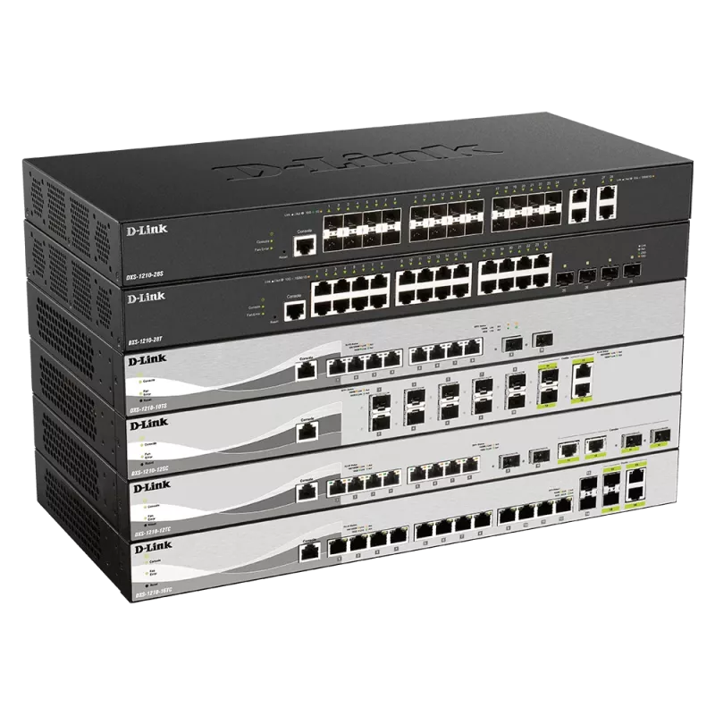 D-Link 24-portový 10G SFP+, 4-portový 10GBASE-T Smart Managed switch
