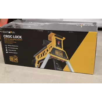 Pracovný stôl a upínacia stanica Batavia B.V. Croc Lock (použité: poškodený obal, škrabance na tele)
