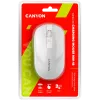 CANYON myš MW-18 wireless charge perlovo-biela