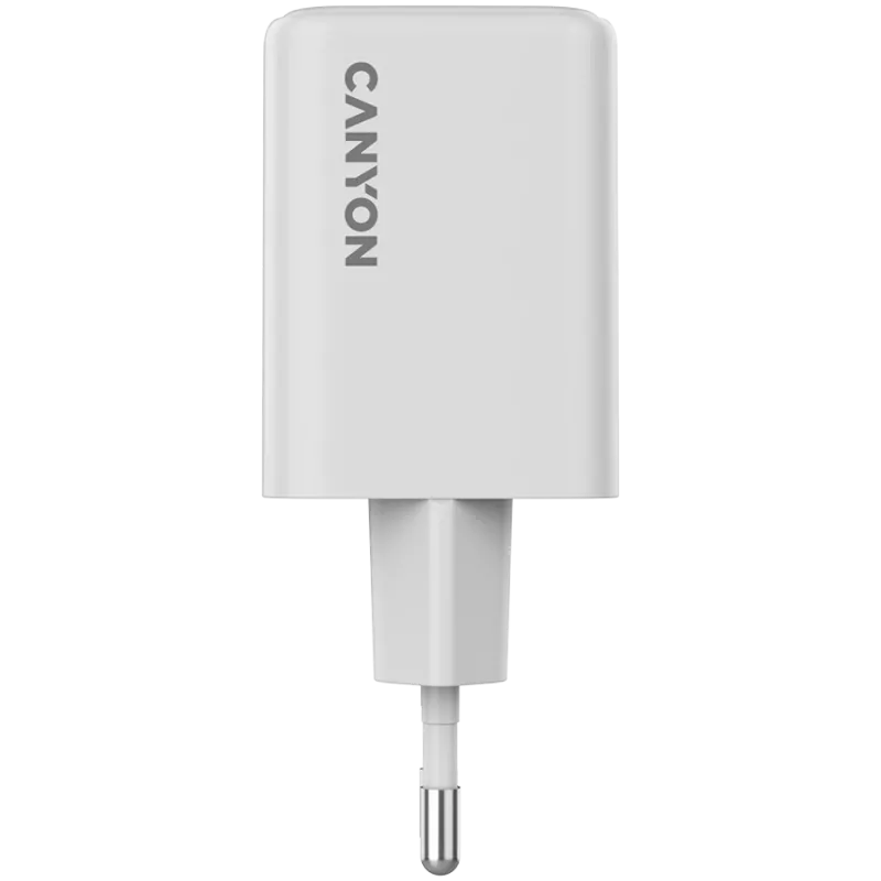 Nabíjačka Canyon CU45CC GaN 45 W 2xPD, biela (CNS-CUW45CC)